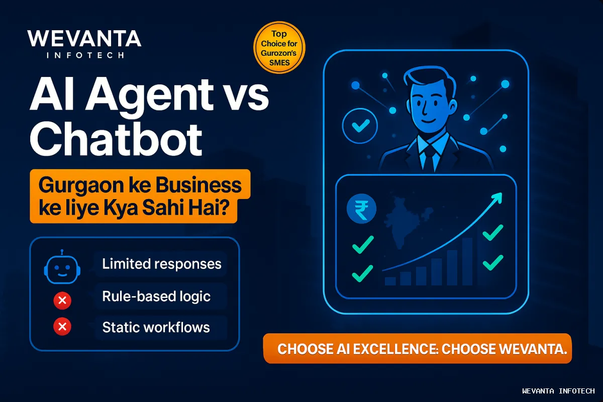 AI Agent vs Chatbot: Choosing the Right Tool for Gurgaon Businesses