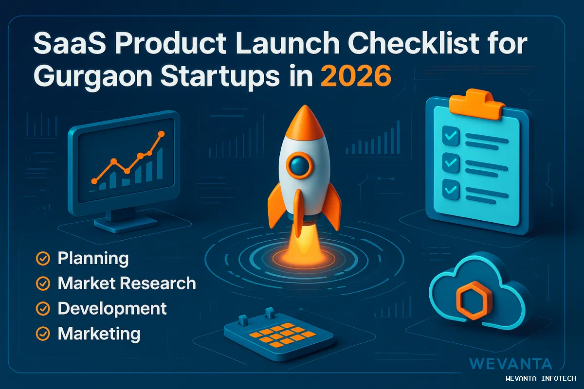 Checklist of steps for launching a SaaS product in Gurgaon, India in 2026